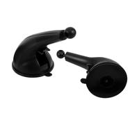 Window Bird Feeder Hanger Hook Double Hook Design 2pcs with Suction Cup | Secure Adhesion, Easy Installation on Glass Windows, Black Plastic Construction, Suitable for Balconies and Birdwatching