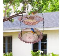Window Bird Feeder Squirrel Proof Bird Feeder with Large Capacity for Outdoor Garden Wild Watching and Attracting Various Species