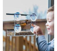 Window Bird Feeder Perspex Bird Feeding Station Seed or Peanut