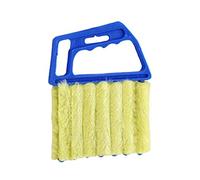 Window Blind Cleaner Duster Brush, Household Cleaning Brush, Venetian Blind Duster Brush, Window Blind Cleaner Tools for Window Shutters Blind Air Conditioner Jalousie Dust Blue