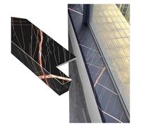 Window Board Capping Cover, Window Sill Cover, Window Sill Protector for Cill/Bay Remodel, Bedroom Windowsill Ledge Capping Panels(120x10cm (47 1/4"X4"))