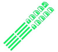 Window Button Luminous Sticker Lifter Switch Fluorescent Decals | Night Glowing Cars Interior Stickers(Green)