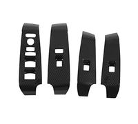 Window Button Panel Trim,Car Window Lift Switch Panel Cover Carbon Fiber Style Replacement Fits for Civic 11th 2022 LHD