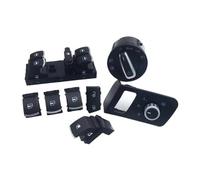 Window Buttons Saftey Door Fuel Tank Mirror Fog Lamp Headlight Window Switch Button For Touran For Caddy 1J4959857B 1T0959851 1T1 959 Window Control Switch(Red)