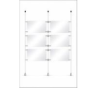 Window Cable Display, Estate Agents Window Display Kit 3XA3 Landscape X2