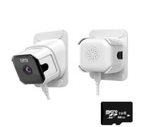 Window Camera, Supporting 2.4ghz And 5ghz Wifi, Featuring Ai Colour Night Vision, Two-Way Audio, Continuous Recording And Motion Detection Capabilities,Includes A 64gb Memory Card(White,1 piece)