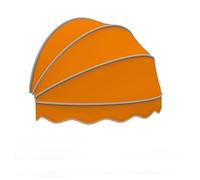 Window Canopy Hemisphere Door ning UVResistant Curved Roof Foldable Patio Umbrella Cover Easy Assembly for Terrace (100cm39in)