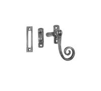 Window Casement Fastener in Pewter Finish & Dimensions 86mm x 34mm x 25mm