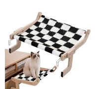 Window Cat Hammock, Cat Hammock for Window - Cat Seat on Window,Wireless Cat Hammock at Window for Indoor Cat Bed,Adjustable Wooden Cat House for Crates