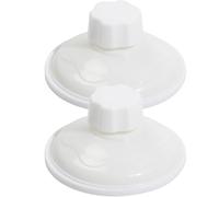 Window Cat Hammock Suction Cup - 8.5cm Screw Mount Adhesive Sucker Pads | Powerful Vacuum Suction Cups for Cat Window Perch Bed | Bed Replacement Accessories 2pcs White