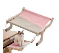 Window Cat Perch, Cat Window Perch - Indoor Cat Bed for Windows, Cat Hammock, Window Seat, Wooden Frame for Large Cats, Easy to Adjust Cat Bed for Windowsill, After