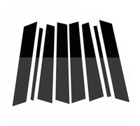 Window Center B C Pillar Compatible With VW For Touran 2012 2013 2014 2015 6Pcs Car Stickers Middle Column Window Trims Decoration B C Pillar Strips Accessories