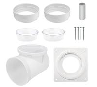 Window Channel Kit, Interior Dryer Vent Kit, Aluminium Foil Exhaust Hose, Tumble Dryer Connector, Dryer Vent Parts for , Dryer Accessories