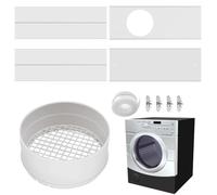 Window Channel Kit, Interior Dryer Vent Kit, Aluminium Foil Exhaust Hose, Tumble Dryer Connector, Dryer Vent Parts for Windows, Dryer Accessories
