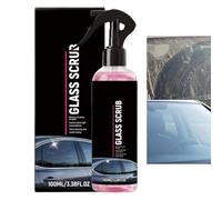 Window Cleaner - 100ml Powerful Invisible Cleaning Liquid | Glass Cleaning Spray - for Car Auto Automobiles Shower Door Mirror Bathroom Home House Indoor Outdoor Family
