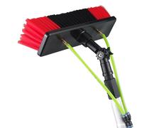 Window Cleaner Brush, 5-12m Water Fed Pole with 30/50cm Brush - Outdoor Window Cleaning Tool(4m(13ft)-35cm)