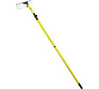 Window Cleaner - Cleaning Equipment - Window Cleaning - Window Squeegee Extendable - Window Squidgy - Window Cleaning Pole - Steel, yellow 3.5 m