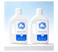 Window Cleaner Cleaning Solution for ECOVACS Winbot W1 W2 Pro Mini Omni | Refreshing wooden jacinth scent|Low-foam|1L(2PCS)