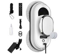 Window Cleaner Robot, Window Vacuum Cleaner, Automatic Smart Glass Cleaner, 35ml Water Tank, 5600Pa Large Suction Window Cleaner Smart Window Cleaner, Smart Window Cleaning Robot for Home and Office
