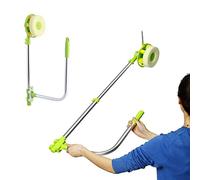 Window Cleaner Squeegee 2 in 1 Telescopic Extendable Window Cleaner Tool Kit Window Cleaning Glass Squeegee Long Pole for Outside or Inside High Windows/Glass Surface (140cm/54inches)