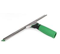 Window Squeegee 35Cm - Rubber Squeegee Blade, Stainless Steel Channel & Rubber Grip Handle - Window Cleaning By Unger
