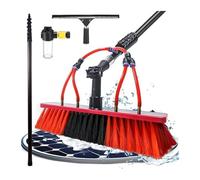 Window Cleaner Telescopic， Telescopic Pole Cleaning Kit 10M-12M With Water-Fed Brush(35cm Brush,10M)