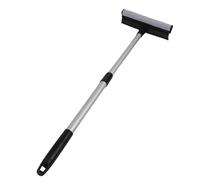 Window Cleaner Tool - Extendable 2-in-1 Squeegee Wiper | - And Windscreen Cleaning, Retractable Sponge Brush | For Car SUV Truck, House Window, Bathroom Tiles