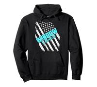 Window Cleaner Washer Cleaning Crew USA American Flag Pullover Hoodie