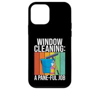 Window Cleaning a Pane Ful Job funny Window Cleaner Case for iPhone 12 mini