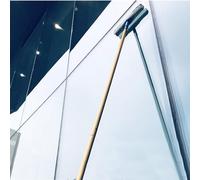 Window Cleaning Brush,Sturdy Window Washing Kit with Extension Pole, Outdoor Indoor High Ceiling Windows Cleaning Squeegee Bars/Professional Telescoping Cleaner Tools wit