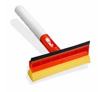 Window Cleaning Equipment Squeegee Cleaner With Rubber Blade Sponge Spray Bottle Double Sided Car snow Washing Tool Multipurpose Household Microfiber Windows Scrubber Glass Wiper (3 IN 1)