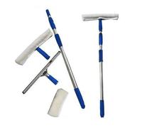Window Cleaning Kit Washing Squeegees Equipment with Telescopic Pole Cleaner Set