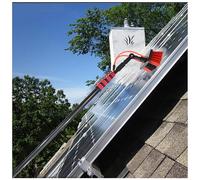 Window Cleaning Kit with Adjustable Brush and Solar Panel Cleaning System, Water Fed Pole for Efficient and Safe Window Washing (5.4m