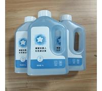 Window Cleaning Liquid 1L(33.8fl Oz)。Blue Wind Chime Scent。Compatible For WINBOT W960/W920/W880。Window Cleaning Robot Accessories(3pc)