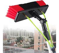 Window Cleaning Pole, Extendable Water Fed 7m Pole with 30cm Brush Head for Cleaning Windows and Solar Panels, Complete Window Cleaner Kit