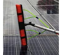 Window Cleaning Pole, Extendable Water Fed Brush for Solar Panels, 7m/23ft with 30cm Brush Head, Ideal for Efficient Outdoor Cleaning