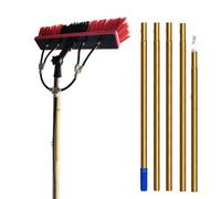 Window Cleaning Pole Kit, Water Fed Cleaning Brush Equipment for Solar Panels, Ideal for Window Cleaning and Photovoltaic Maintenance
