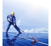 Window Cleaning Pole, Water Fed Telescopic Brush, Extendable Cleaner for Conservatory Roof, Solar Panels - 20FT/6m