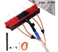 Window Cleaning Pole Water Fed Telescopic Brush Window Cleaner Kit Extendable Solar Panel Washing Equipment Cleaning Conservatory Roof