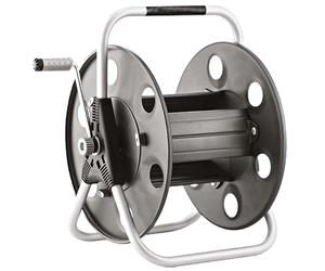 Window Cleaning Reel Claber Metal Hose Trolley (Silver/Gray)