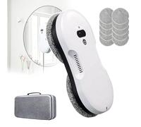 Window Cleaning Robot, 7200Pa Suction Automatic Glass Cleaner with 5m Safety Rope, Smart App Operation & Dual Water Spray, Intelligent Path Planning for Large