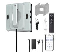 Window Cleaning Robot, 8000 Pa Window Robot with 2-Way Spray System and Edge Detection System, 4 Cleaning Modes, 15-Way Safety System, 100 ml Tank, Intelligent Path Planning, Electric Window Cleaner