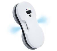 Window Cleaning Robot, Automatic Window Cleaner with Dual Water Spray, Windows Vacuum with 2800pa Suction, Electric Windows Cleaner with Remote Control, 5 Cloths,Ups Power-Off Protection System