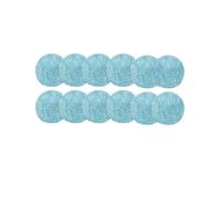 Window Cleaning Robot Mop Cloth,Compatible for Purerobo,Compatible for Hobot,188 388 Weeper Cloth Vacuum Cleaner Parts Blue Cleaning Pads(Light Blue Mop 12pcs)
