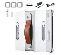Window Cleaning Robot Window Cleaner Square Auto Window Cleaner Robot7000Pa | 4 Nozzles with Ultrasonic Spray,4 AI Path Planning & Intelligent Edge Detection,Ultra-Thin App & Remote Control Glass Cleaner