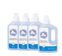 Window Cleaning Solution, Compatible with ECOVACS Winbot W2 PRO Omni/W2 Omni/W2 PRO/W1 PRO/WINBOT MINI - Streak-Free Glass Cleaner Liquid(4 packs)