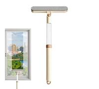 Window Cleaning Squeegee, Extendable Glass Cleaner Tool, 53cm for Shower Bathroom Door Tile Wall Windshield Home Bedroom Car Dust Removal Streak Free Water Scraper Cleaning Kit