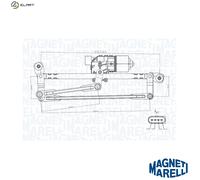 MAGNETI MARELLI 064351737010 Window Wiper System