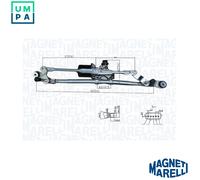 Magneti Marelli Wiper Motor 064376100010 Front for Renault Megane IV Grandtour/Hatchback