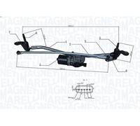 MAGNETI MARELLI 064351758010 Window Wiper System